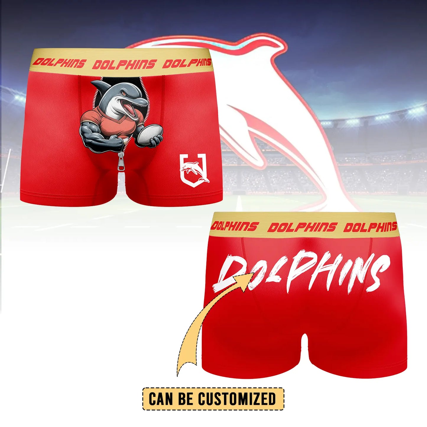 DOL Personalized Custom Boxer Briefs Men’s Underwear 2