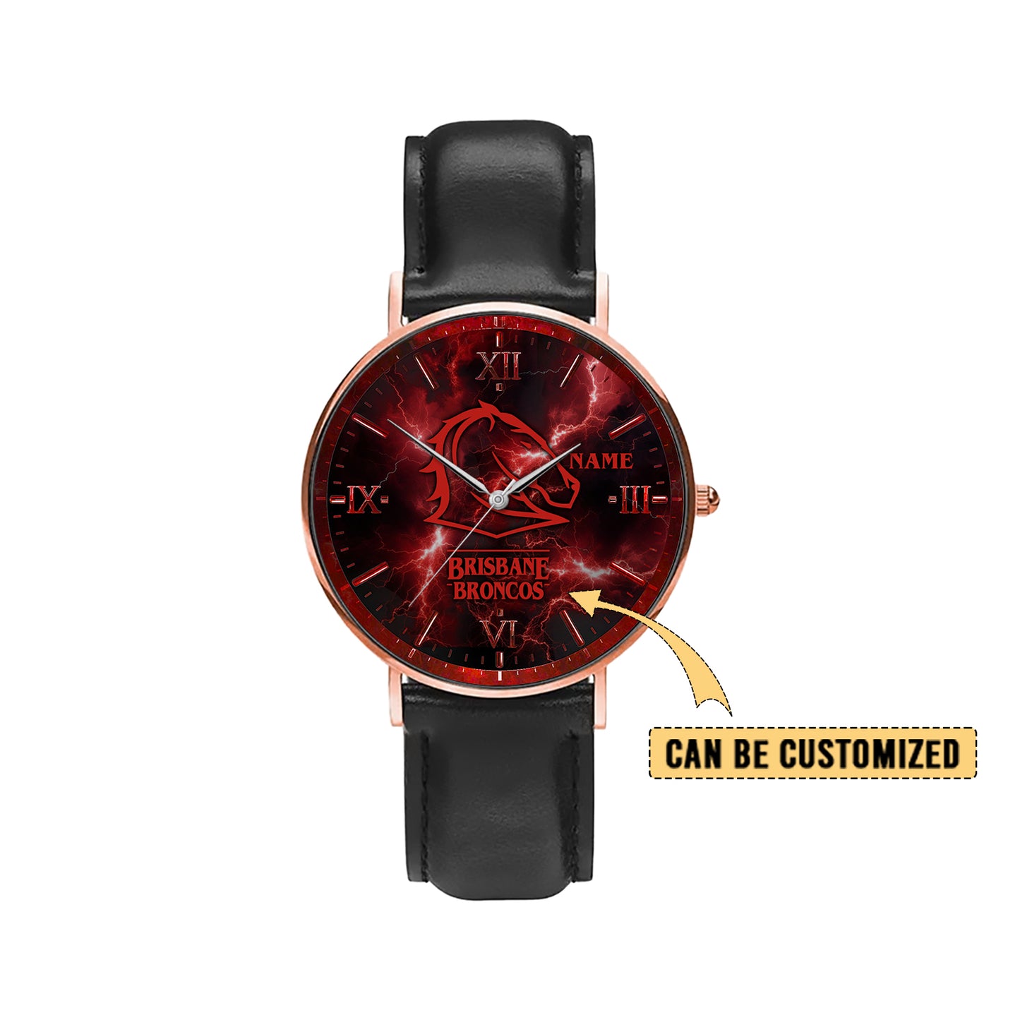 BRI Personalized Custom Stitched Leather Watch 3