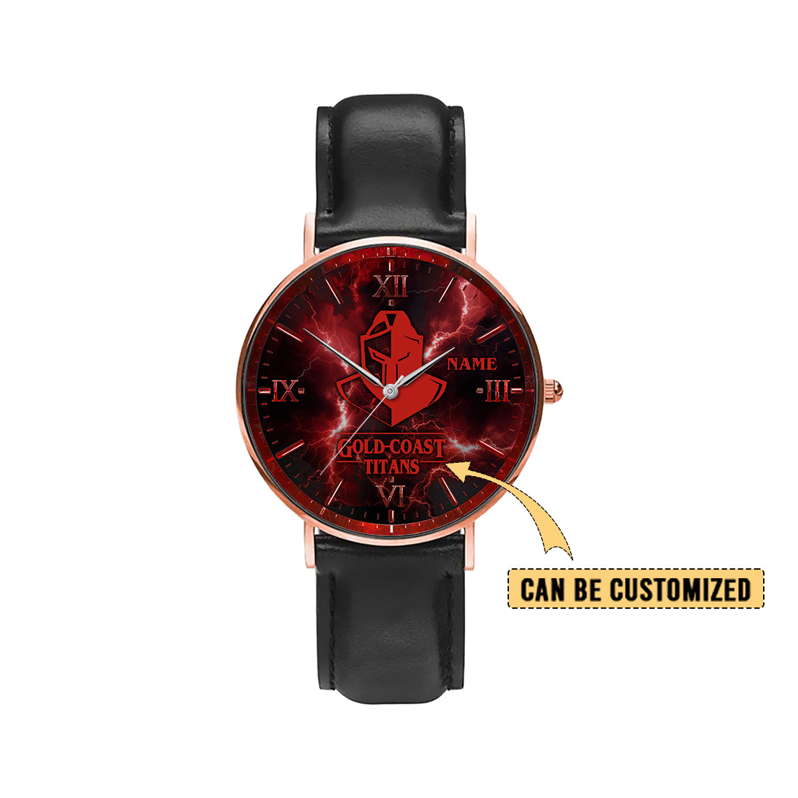 GLD Personalized Custom Stitched Leather Watch 3