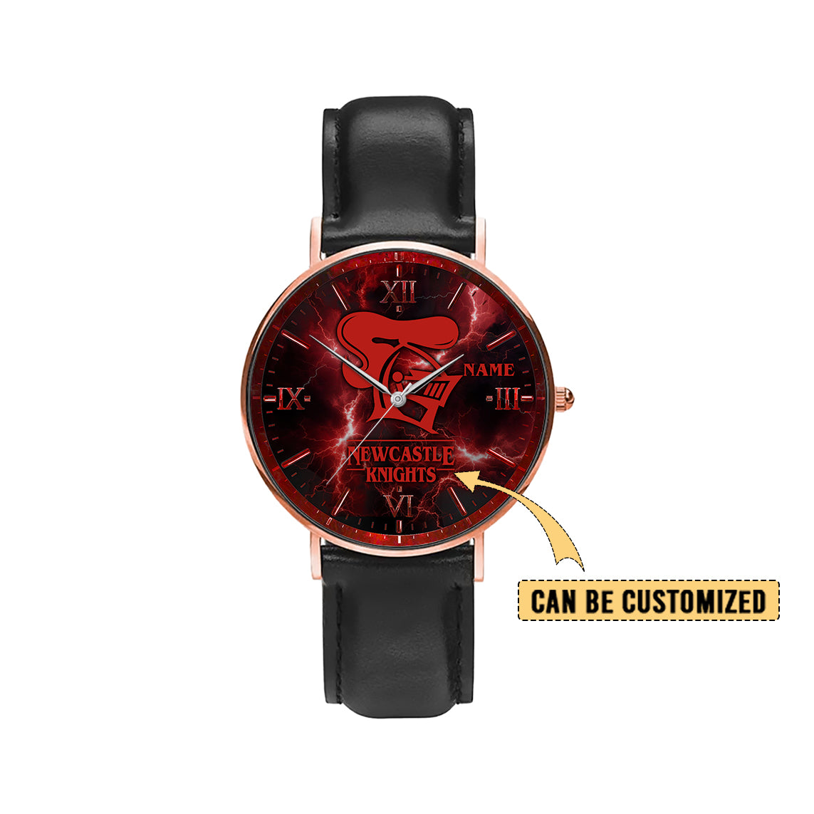 NEW Personalized Custom Stitched Leather Watch 3