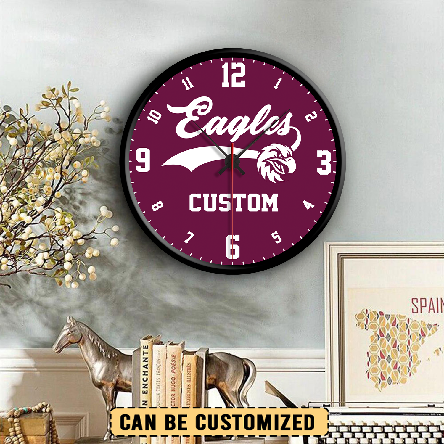MAN Personalized Custom Wall Clock