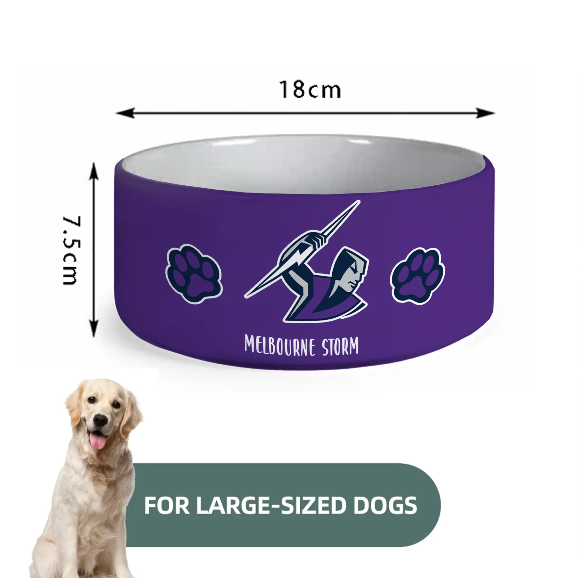 MEL Personalized Custom Ceramic Pet Bowl 1