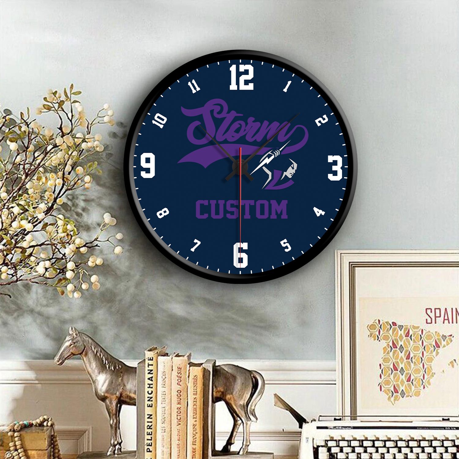 MEL Personalized Custom Wall Clock