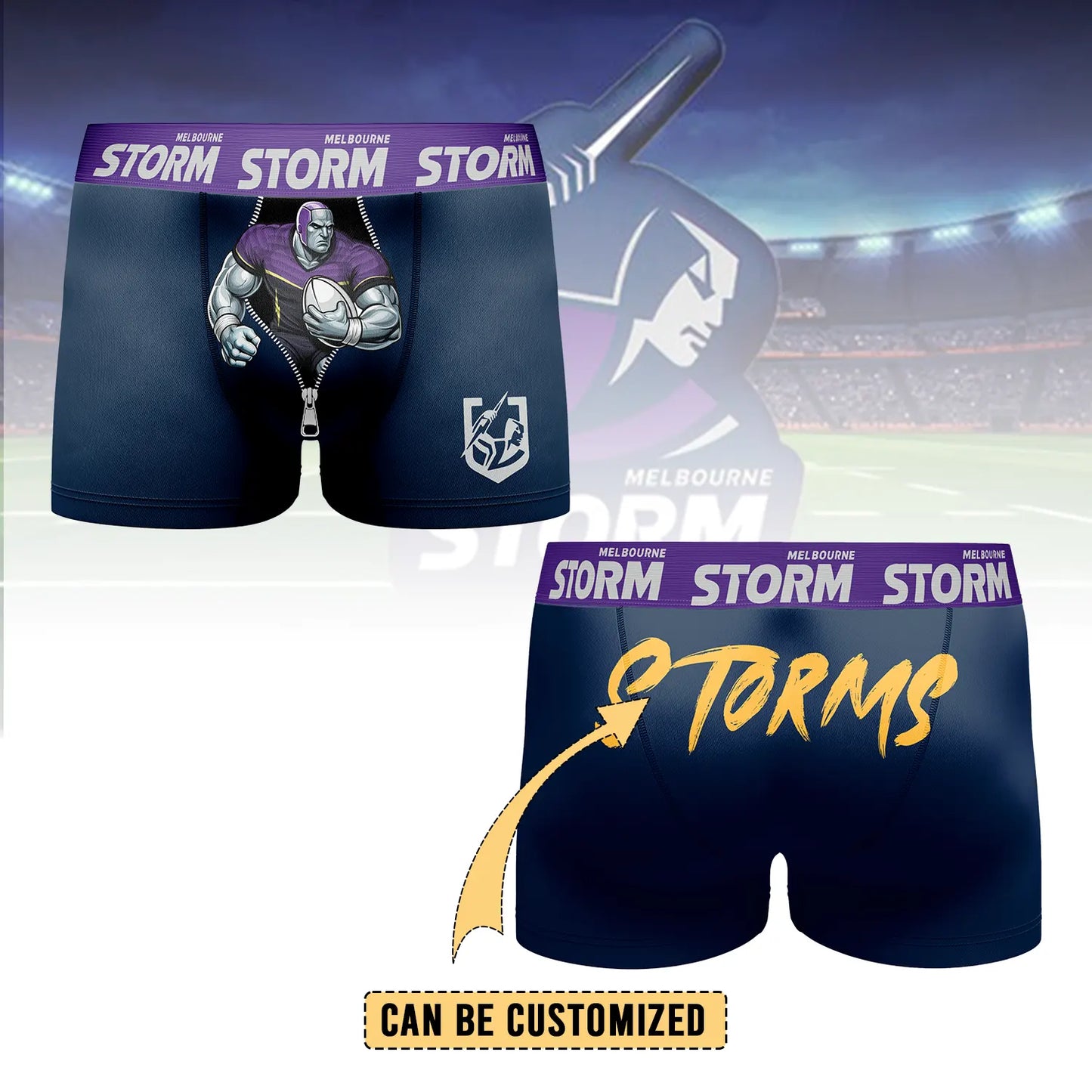 MEL Personalized Custom Boxer Briefs Men’s Underwear 2