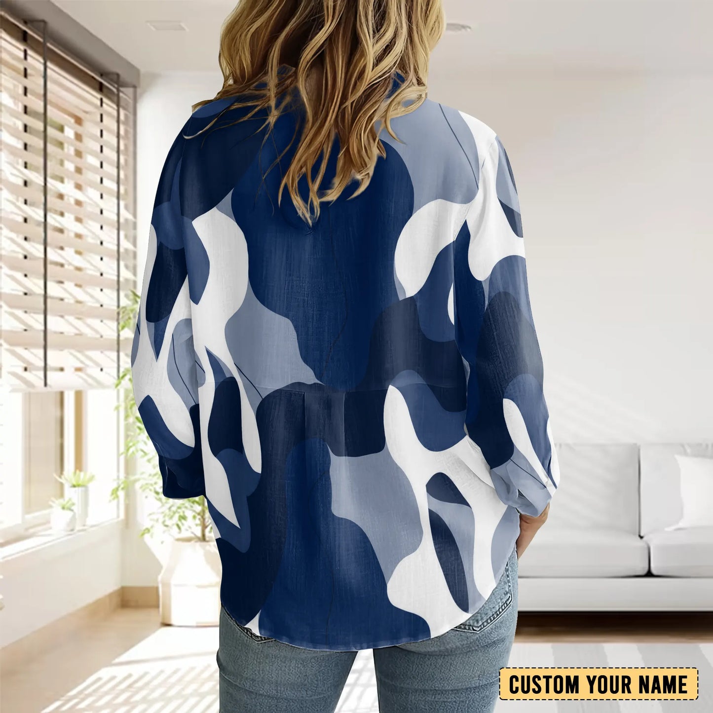 NQL Personalized Custom Women's Casual Shirt 4