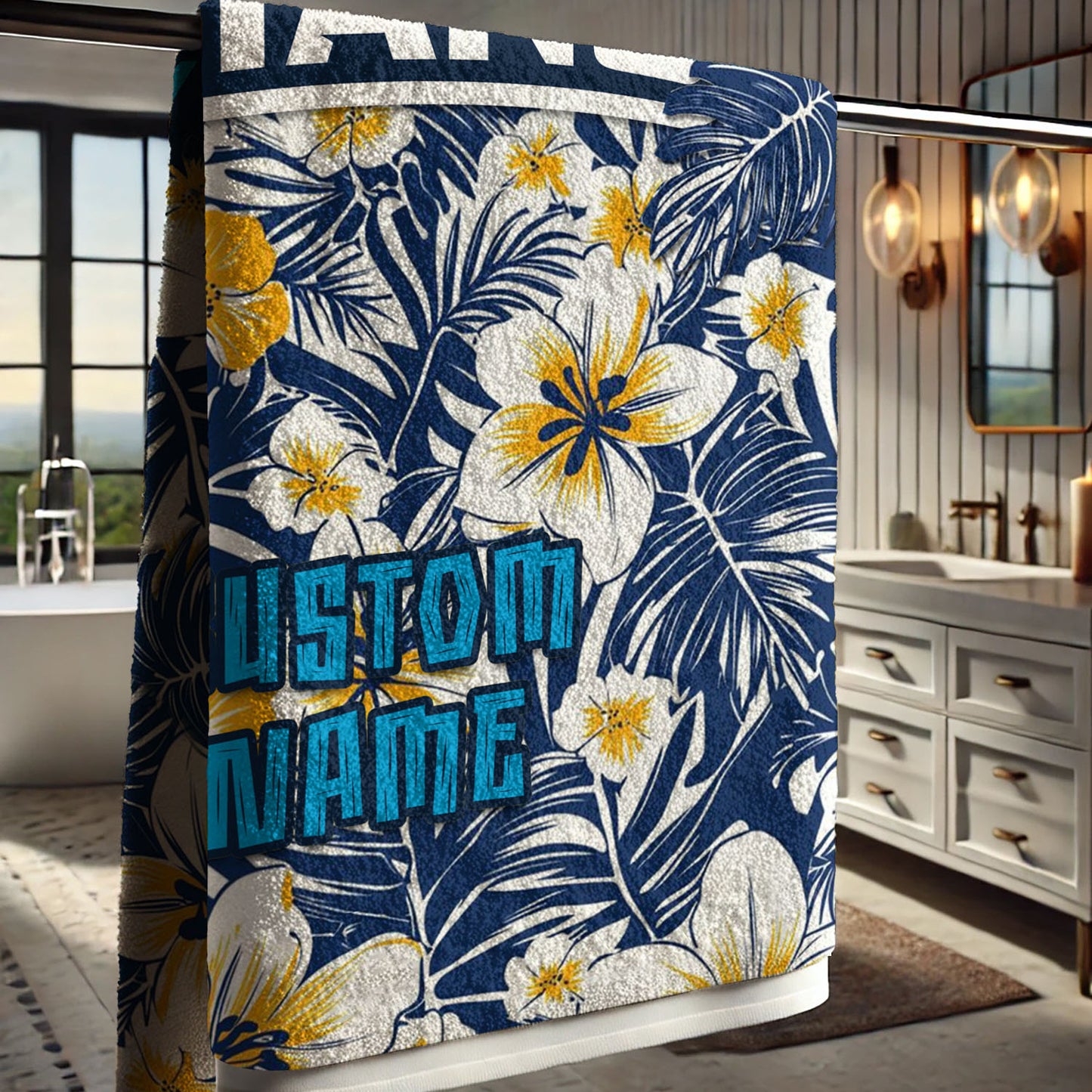 GLD Personalized Custom Pool Travel Beach and Bath Towels 7