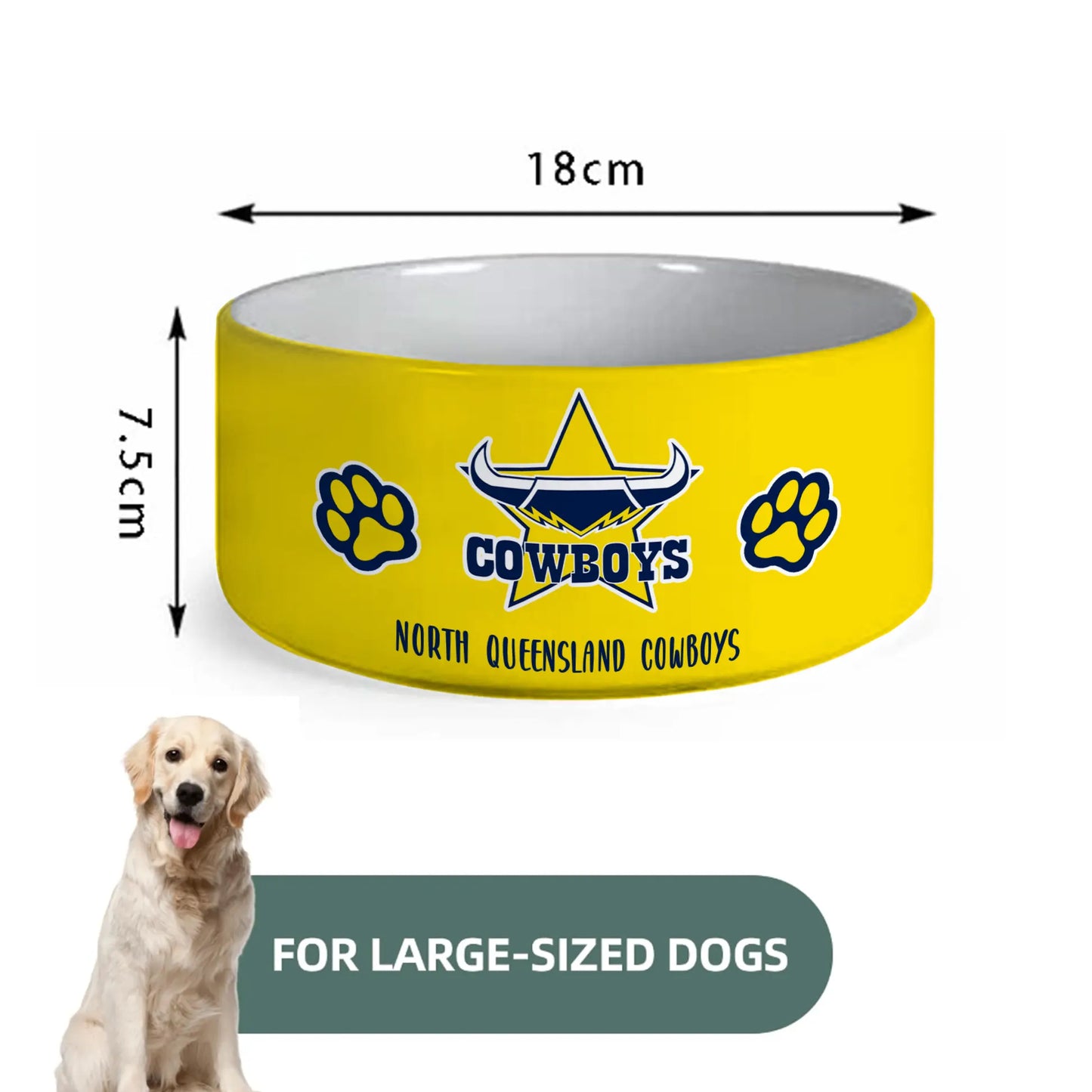 NQL Personalized Custom Ceramic Pet Bowl 1
