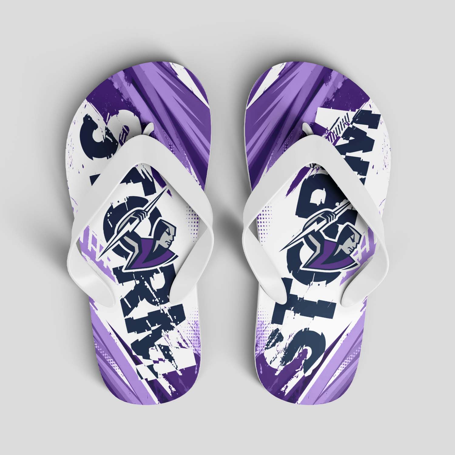 MEL Personalized Custom Flip Flops 9