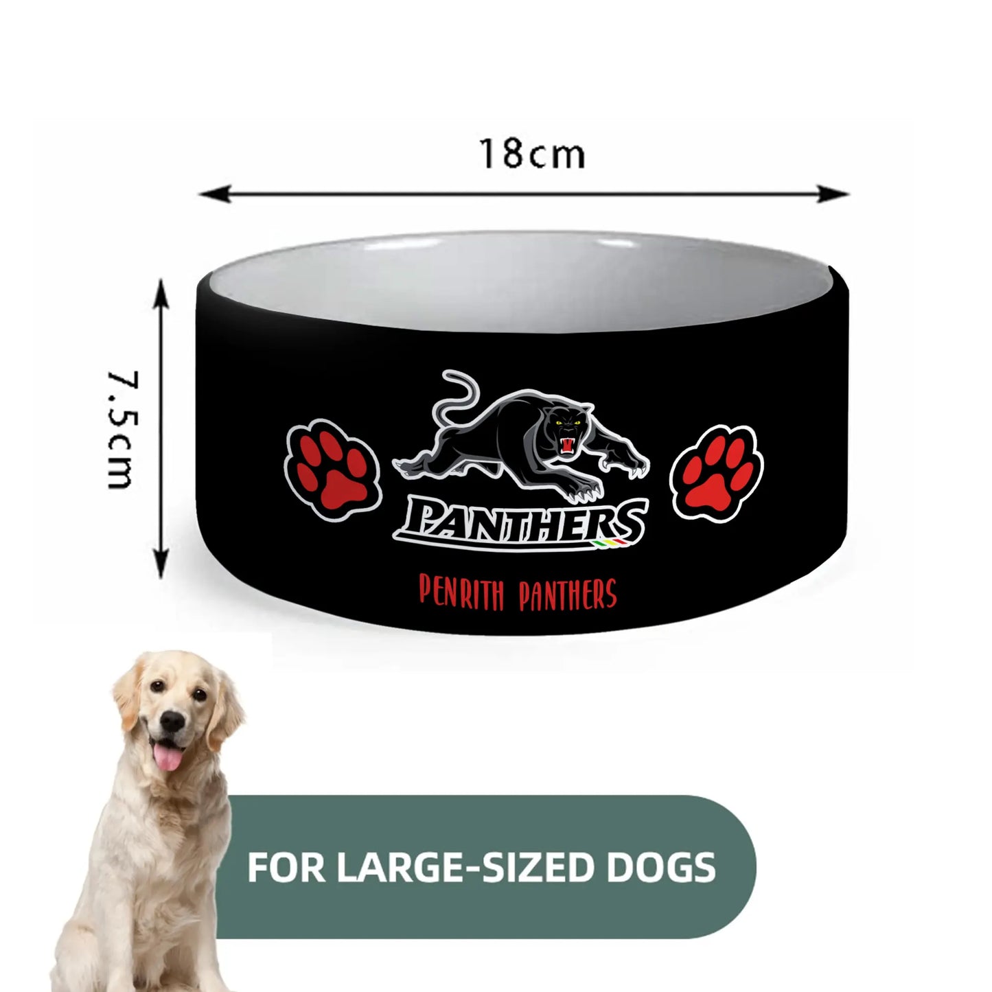 PEN Personalized Custom Ceramic Pet Bowl 1