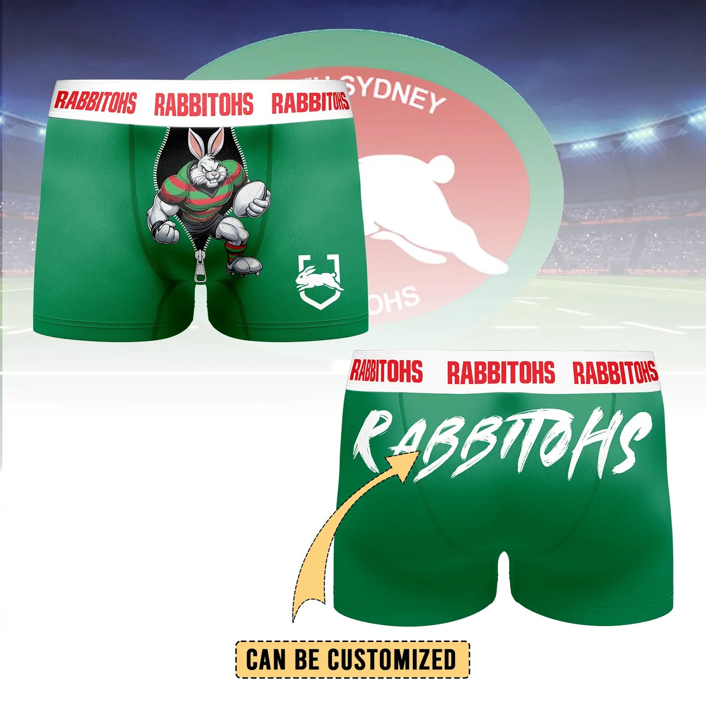 SOU Personalized Custom Boxer Briefs Men’s Underwear 2