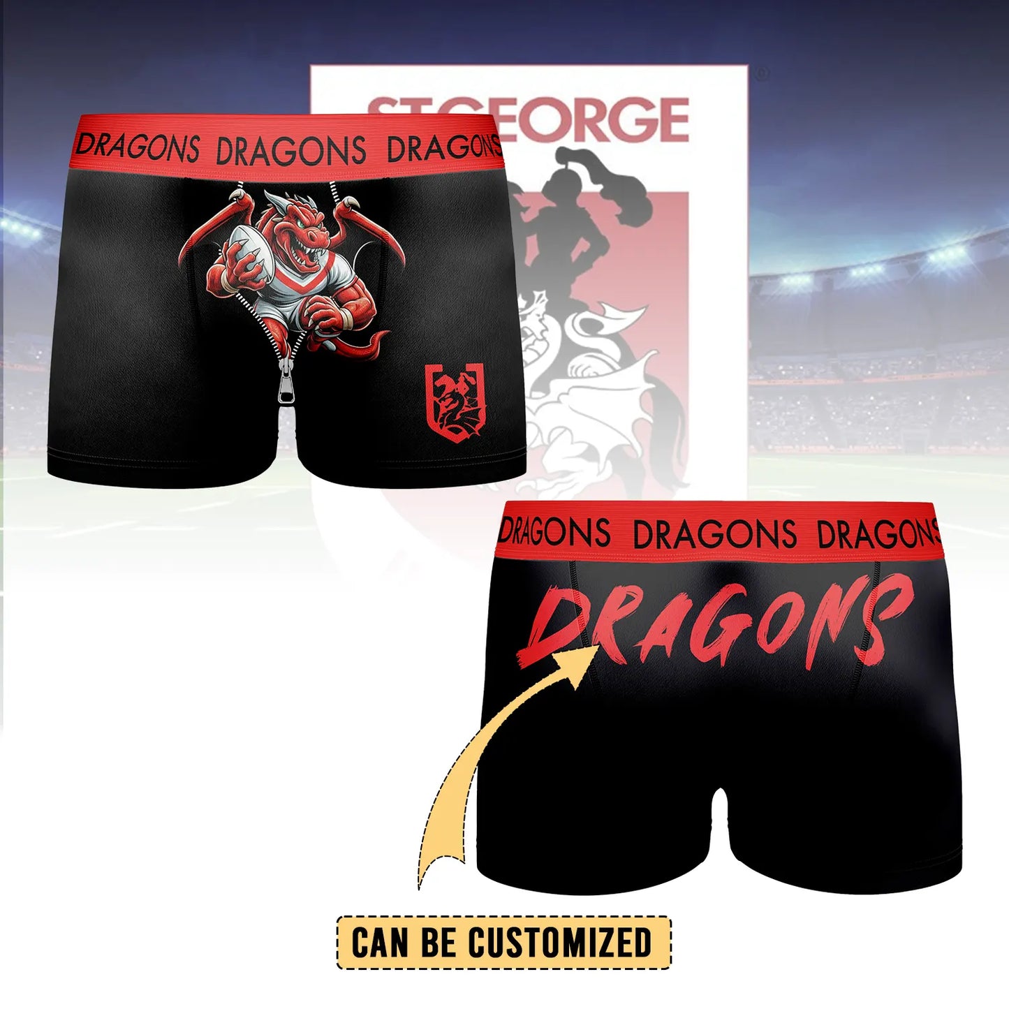 STG Personalized Custom Boxer Briefs Men’s Underwear 2