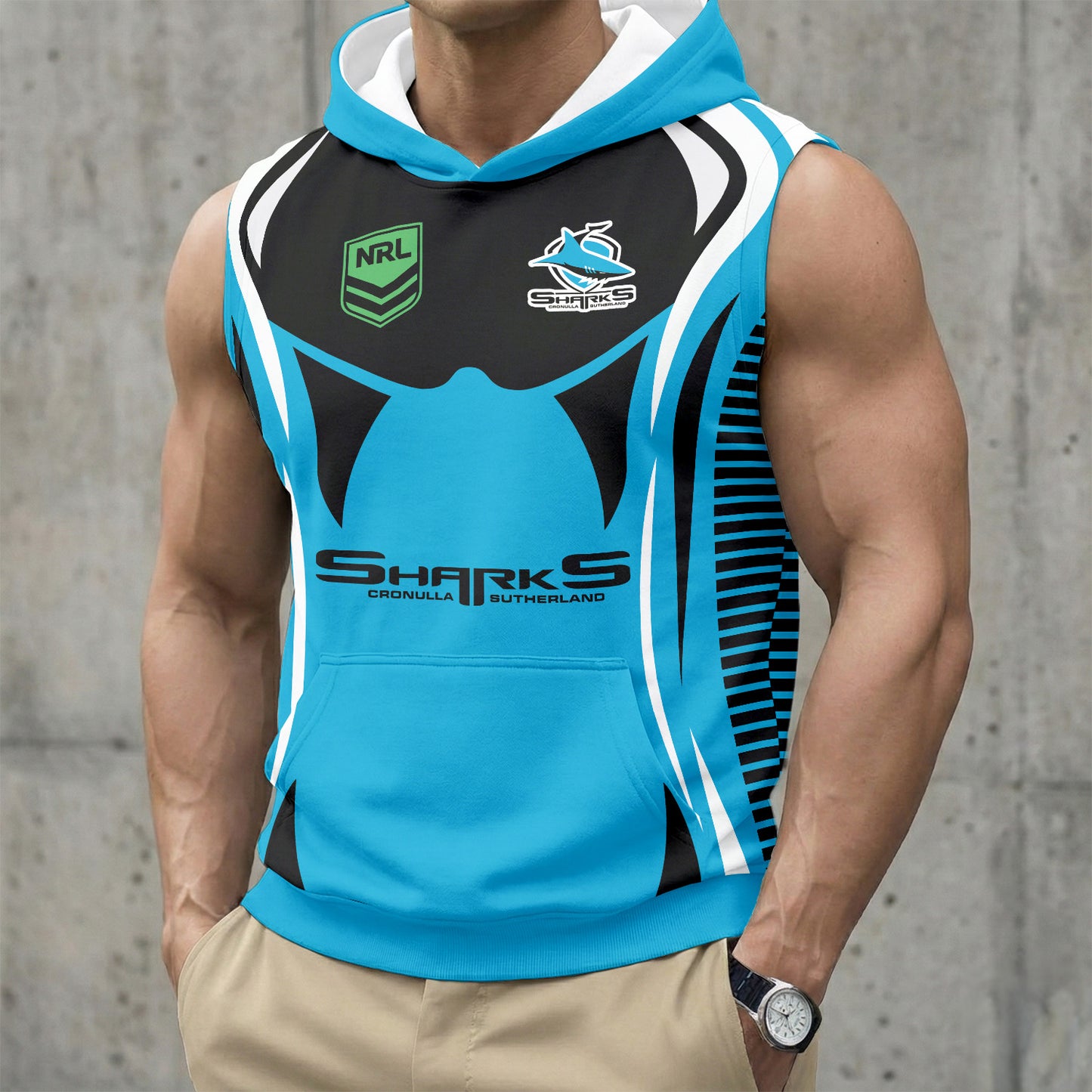 CRO Personalized Custom Hooded Tank Top