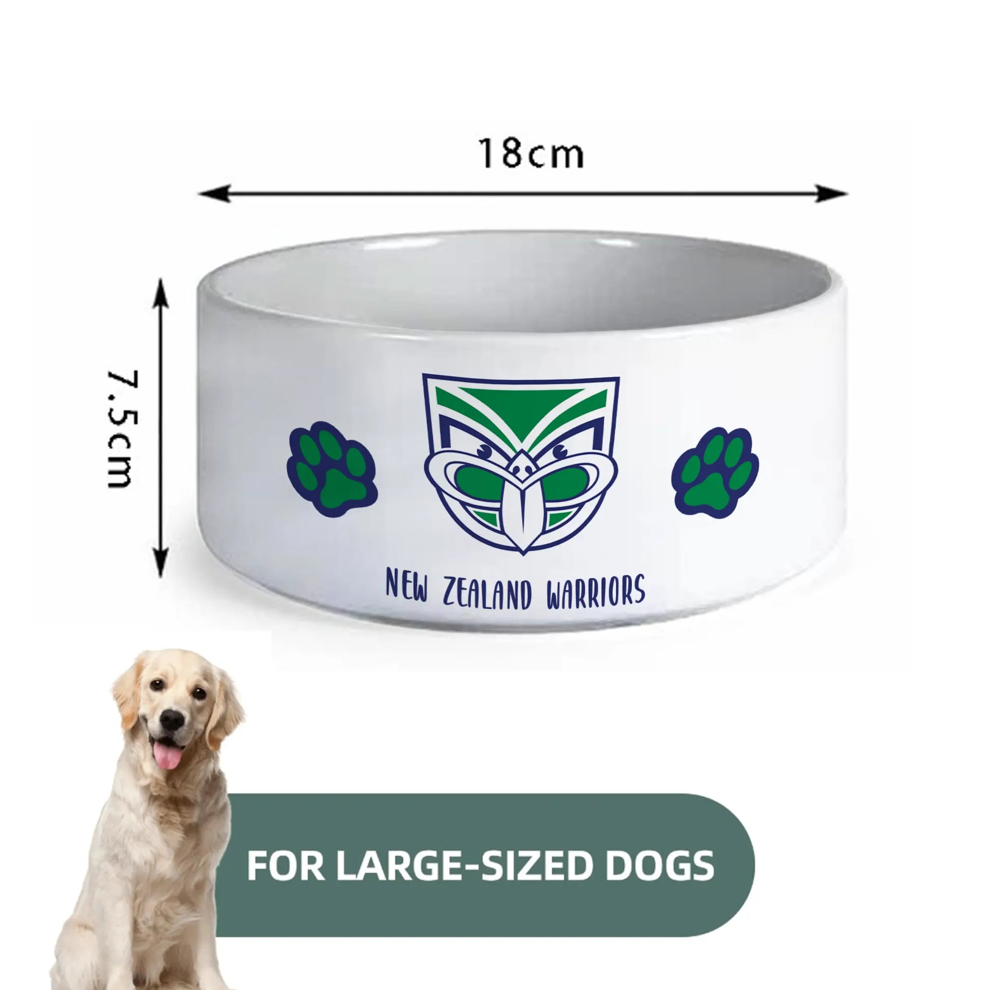 NZL Personalized Custom Ceramic Pet Bowl 1
