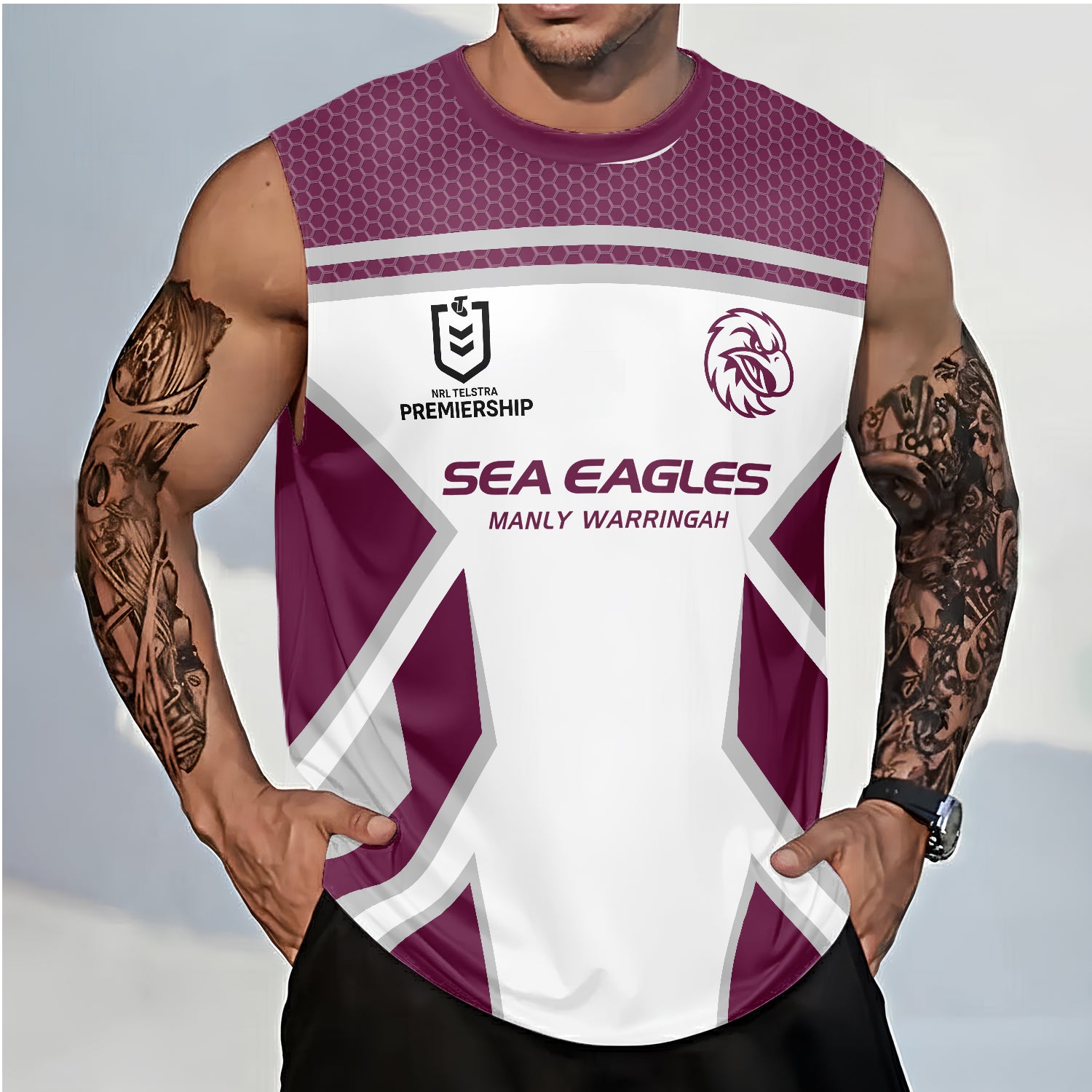 MAN Personalized Custom Tank Top 16