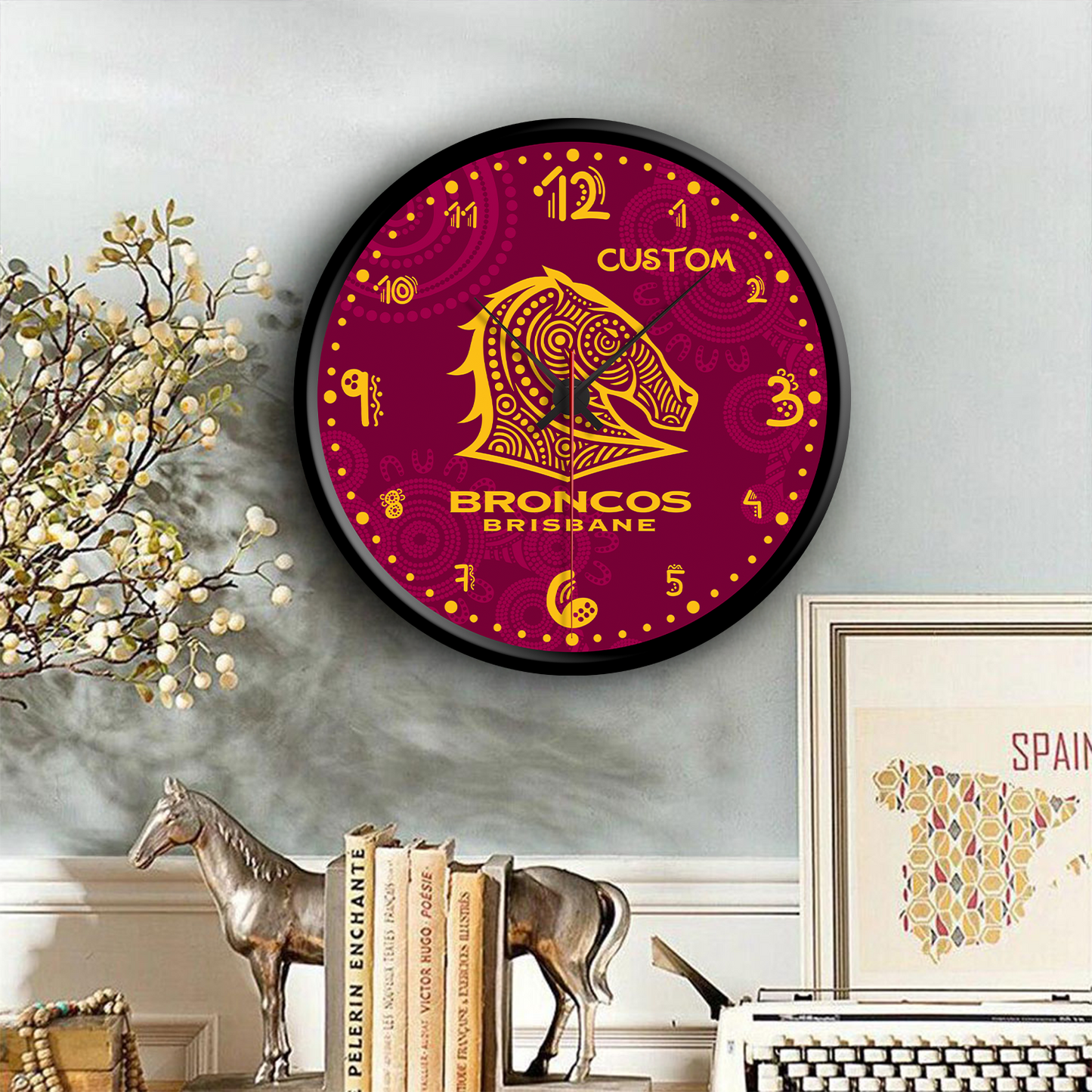 BRI Personalized Custom Wall Clock 2