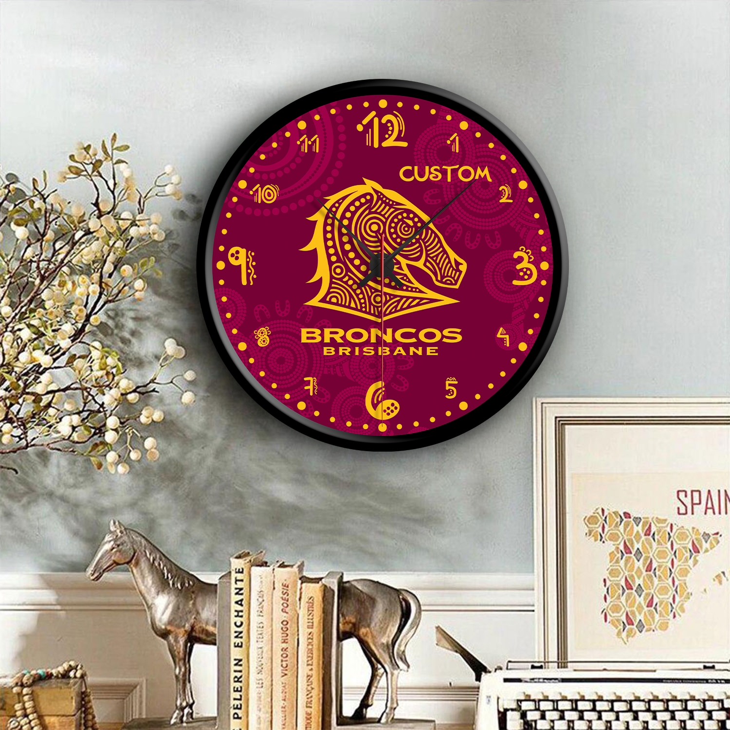BRI Personalized Custom Wall Clock 2