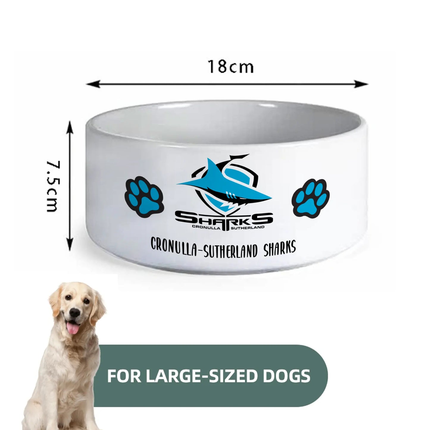 CRO Personalized Custom Ceramic Pet Bowl 2