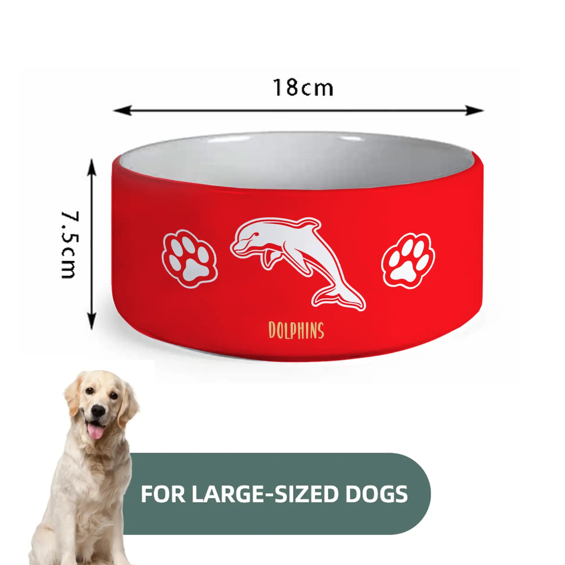 DOL Personalized Custom Ceramic Pet Bowl 2