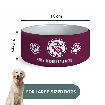 MAN Personalized Custom Ceramic Pet Bowl 2