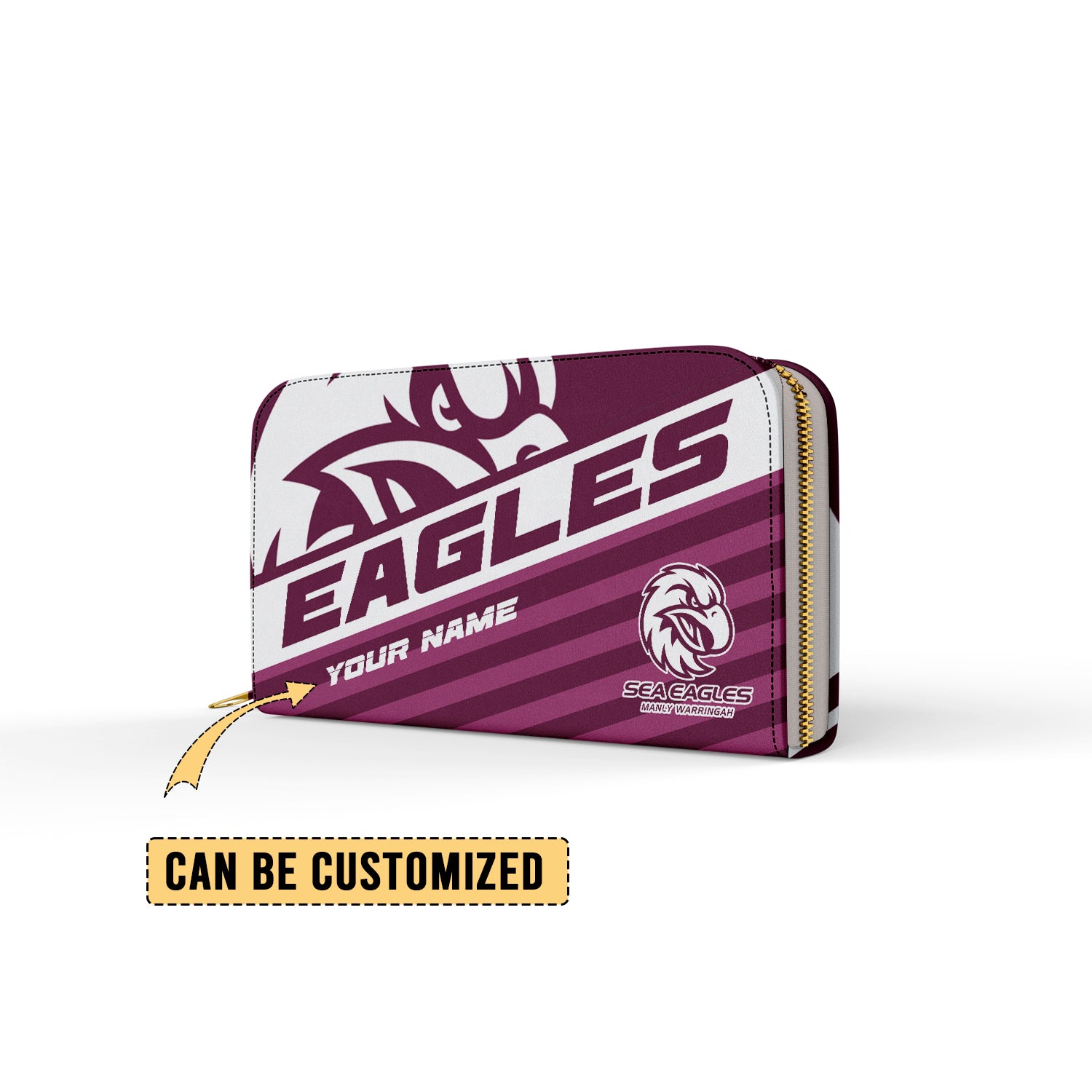 MAN Personalized Custom Clutch Purse