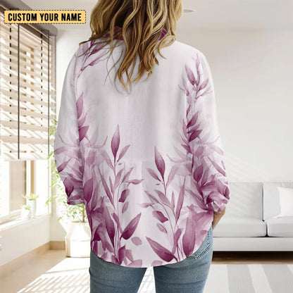 MAN Personalized Custom Women's Casual Shirt 5