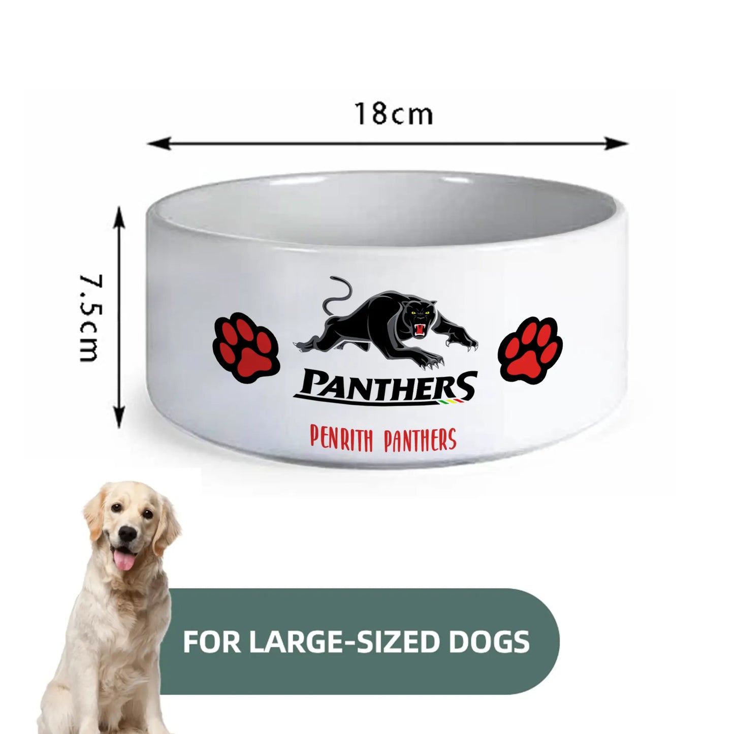 PEN Personalized Custom Ceramic Pet Bowl 2