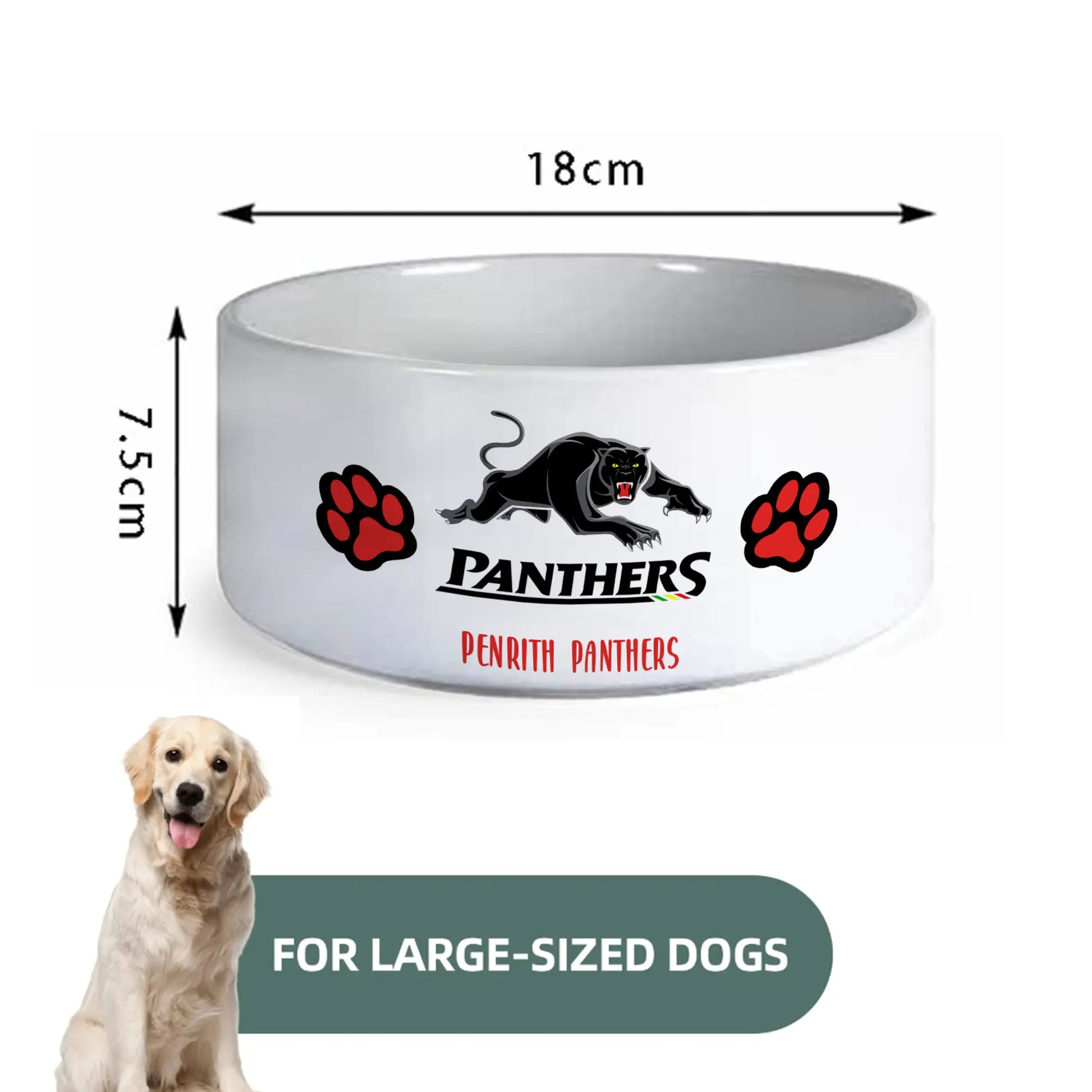 PEN Personalized Custom Ceramic Pet Bowl 2