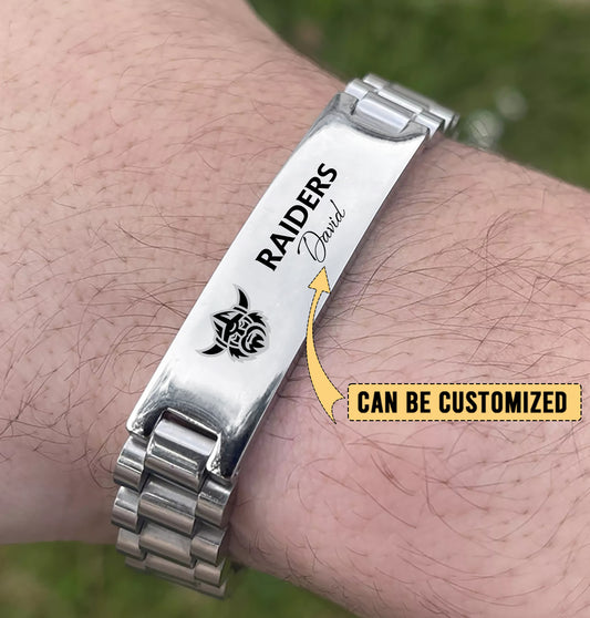 CAN Personalized Custom Stainless Steel Bracelet