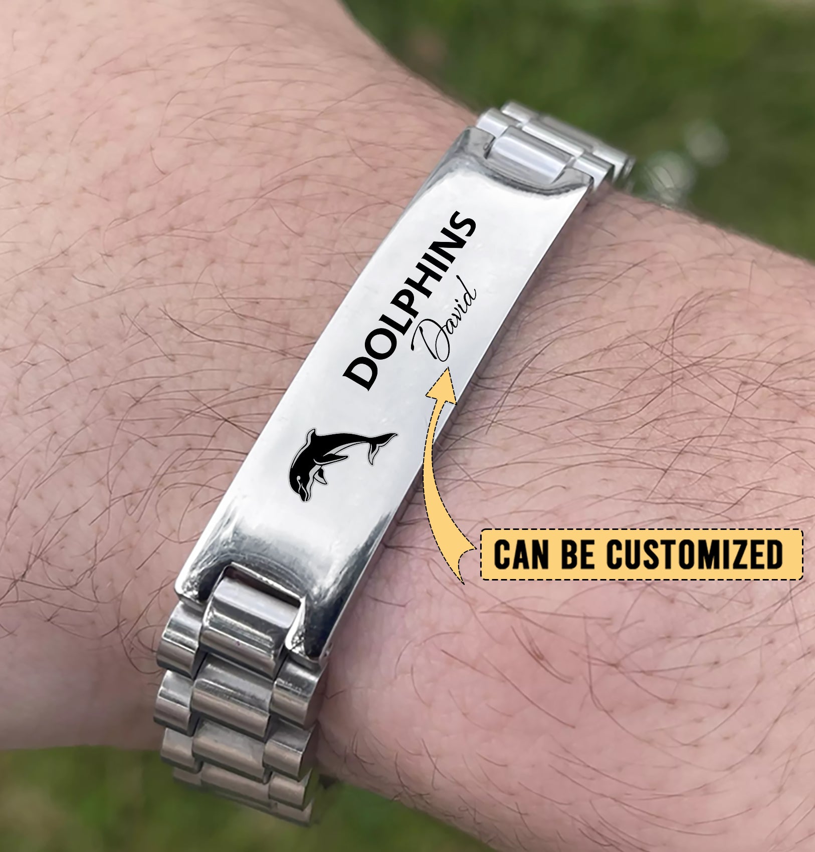 DOL Personalized Custom Stainless Steel Bracelet