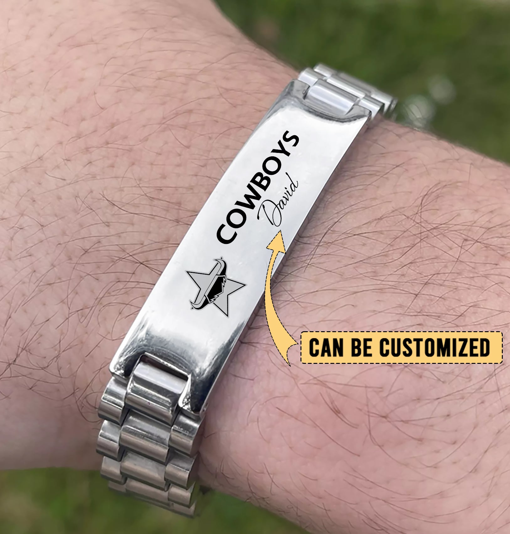 NQL Personalized Custom Stainless Steel Bracelet