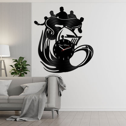 NEW Personalized Custom Vinyl Clock With Led For Home