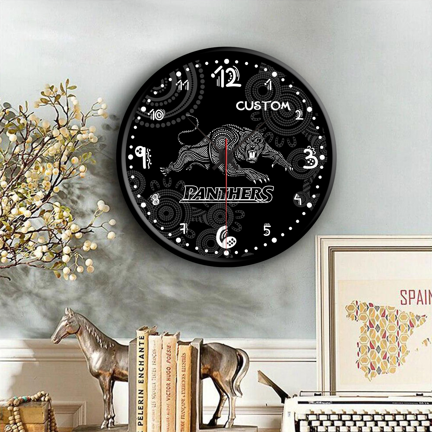 PEN Personalized Custom Wall Clock 2