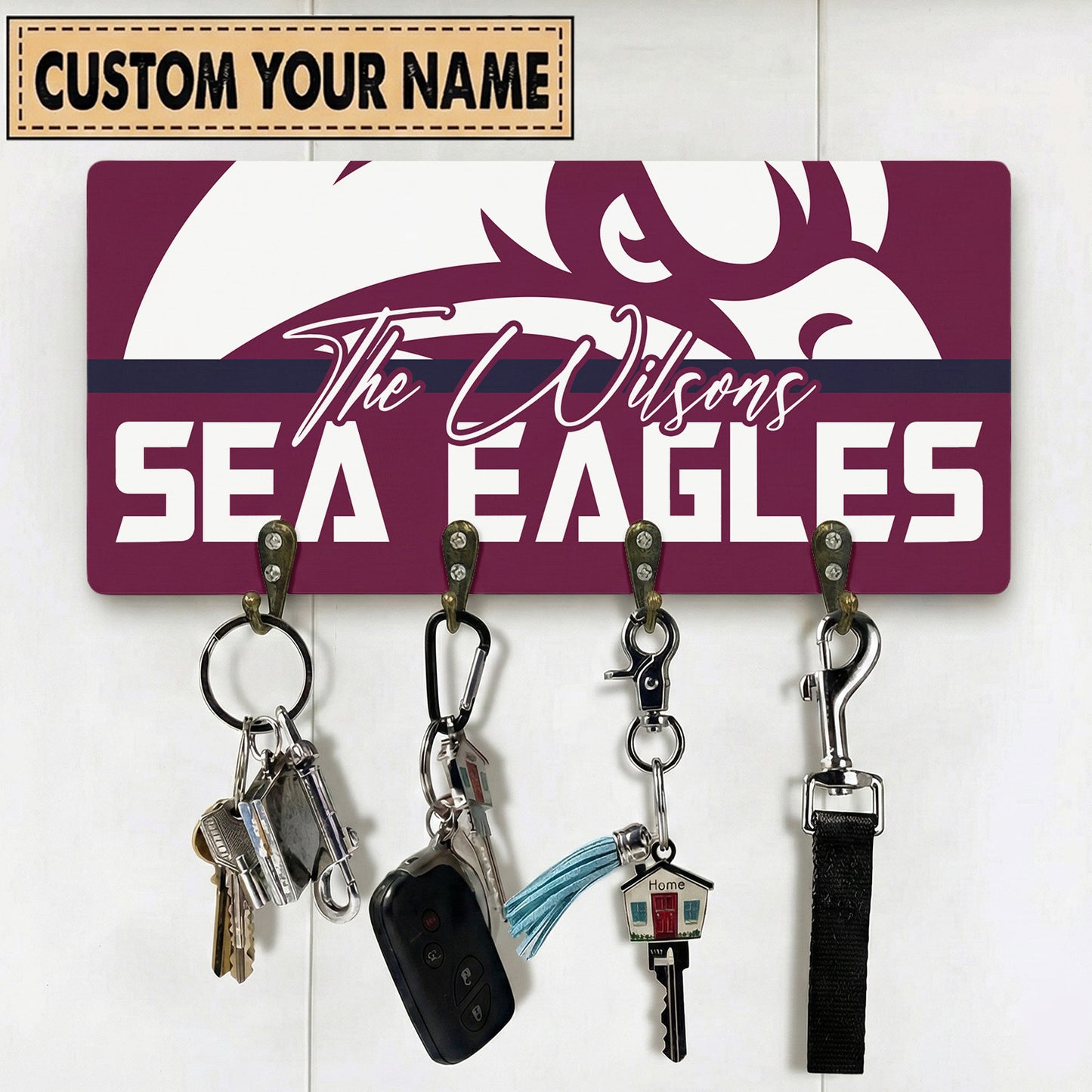 MAN Personalized Custom Key Holder 2