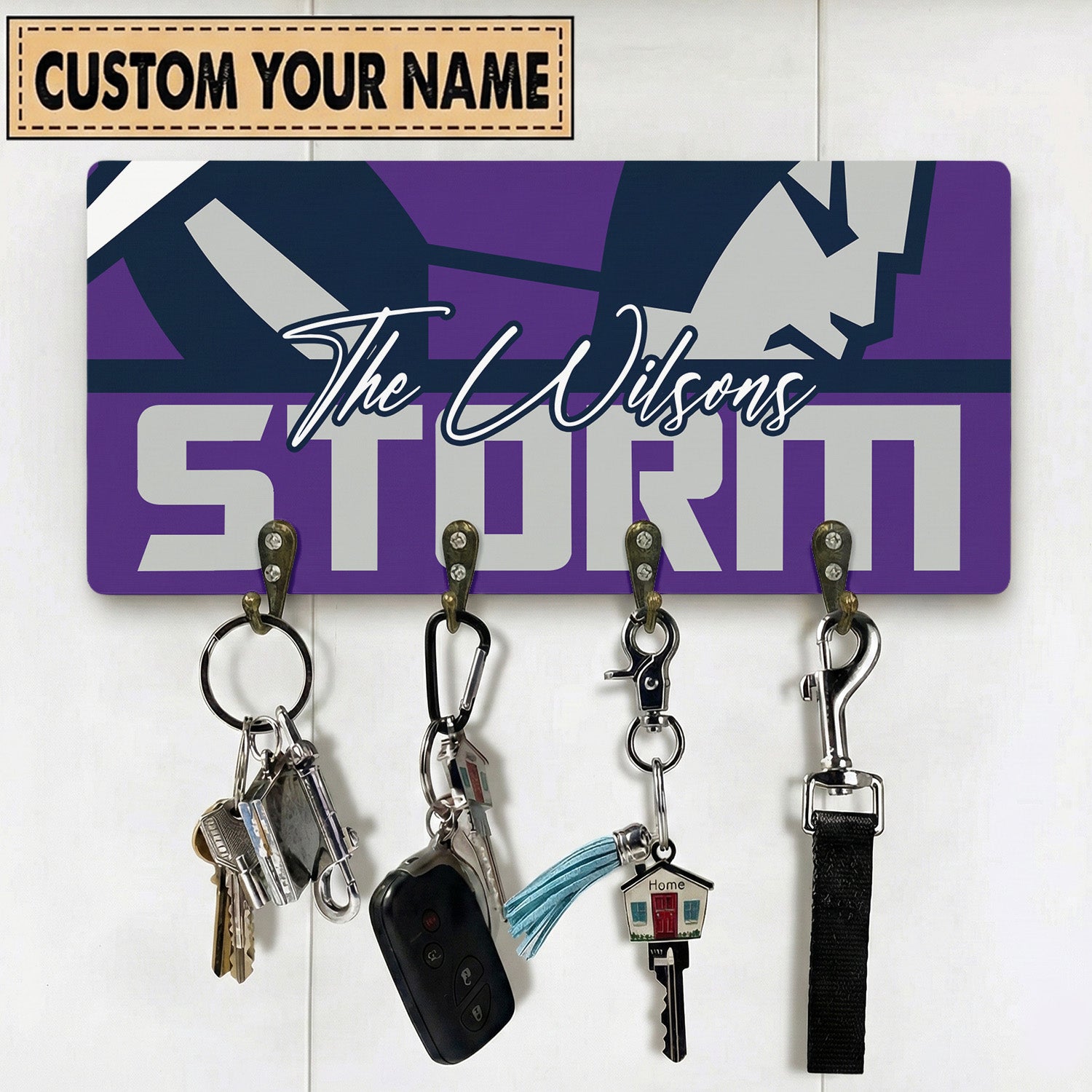MEL Personalized Custom Key Holder 2