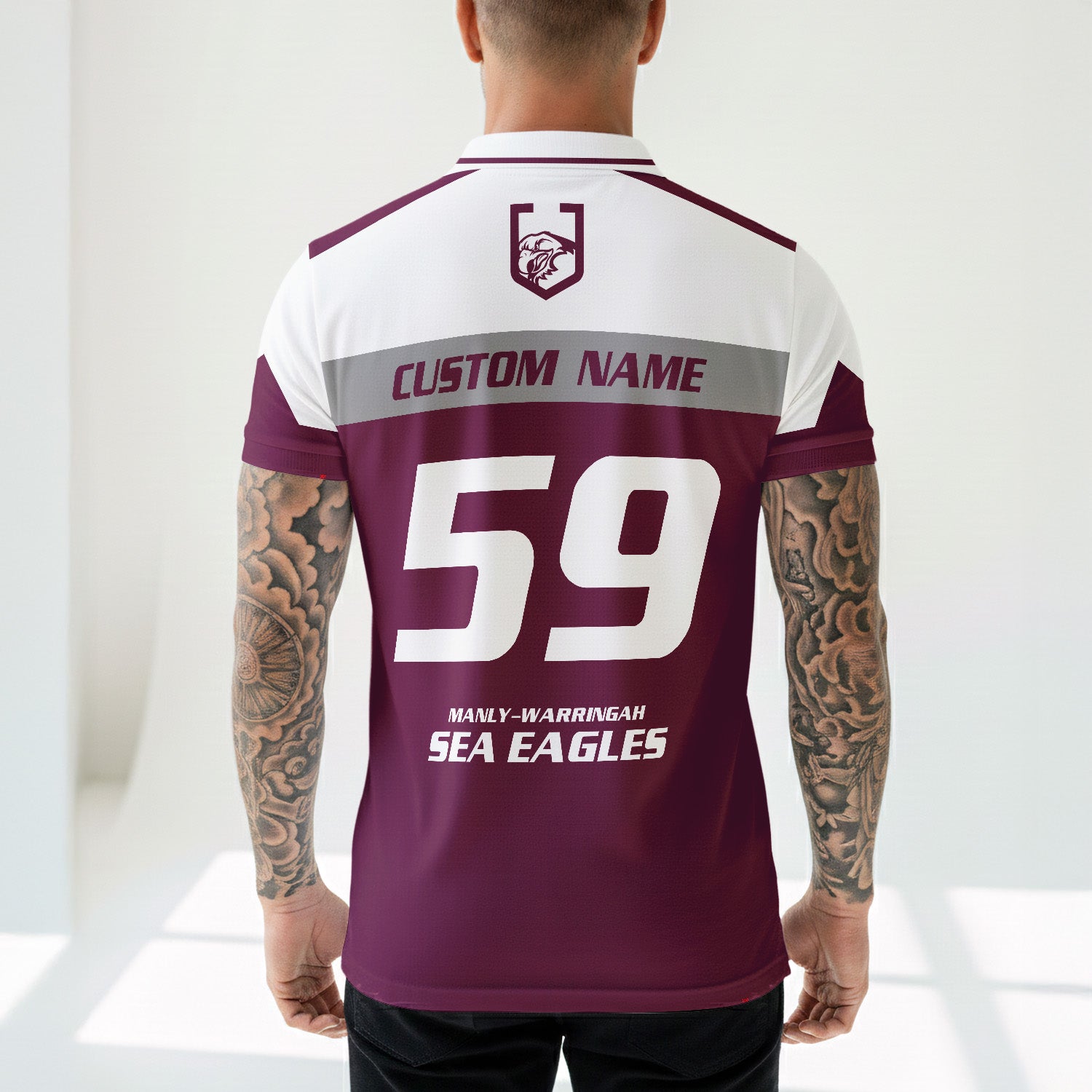 MAN Personalized Custom Polo Shirt