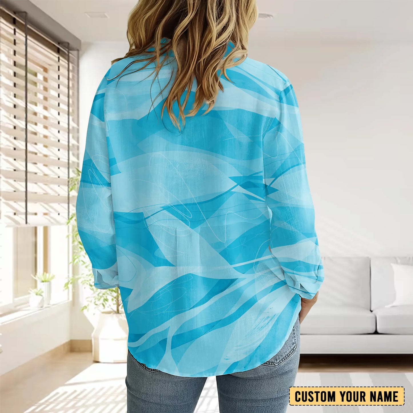 CRO Personalized Custom Women's Casual Shirt 6