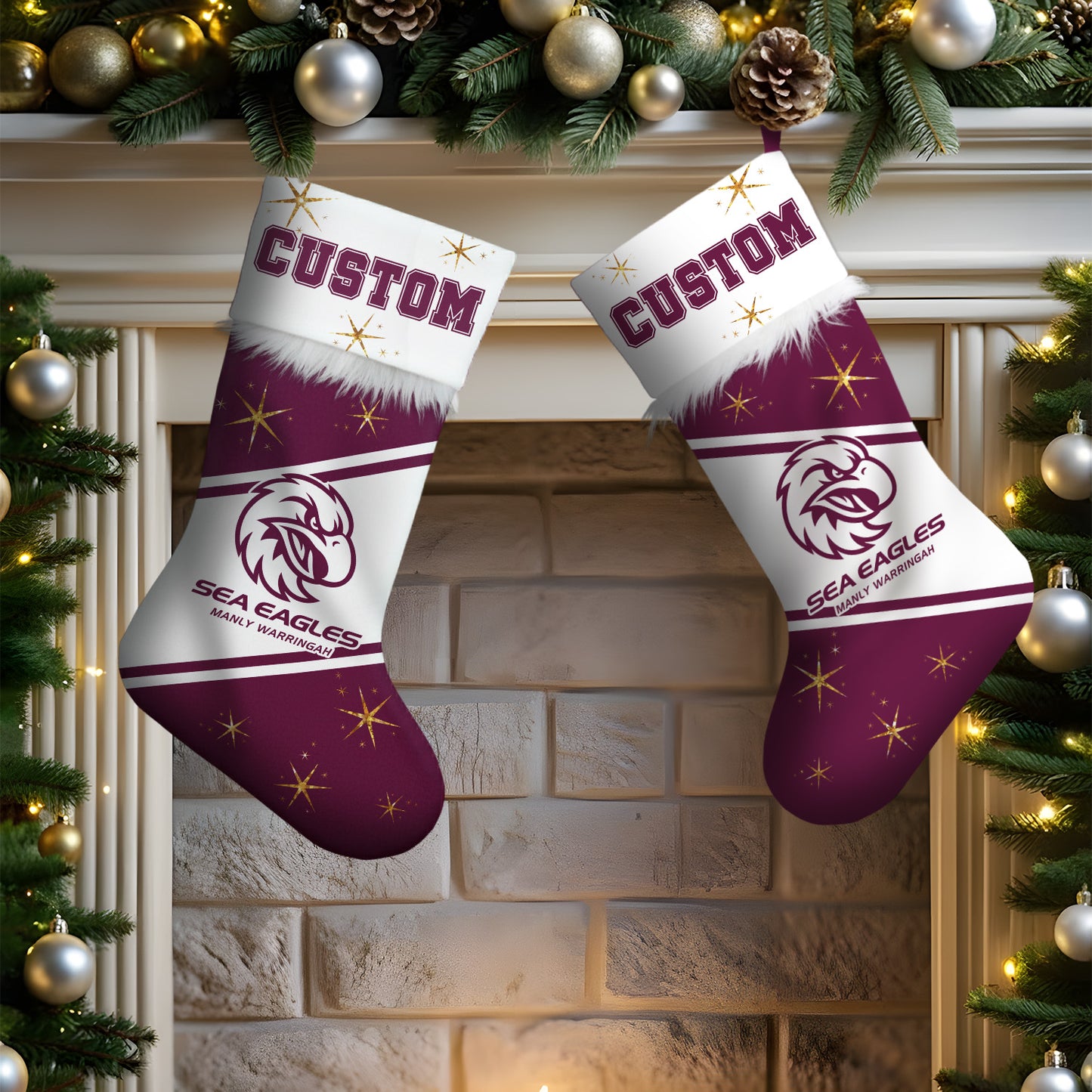 MAN Personalized Custom Christmas Stockings 2