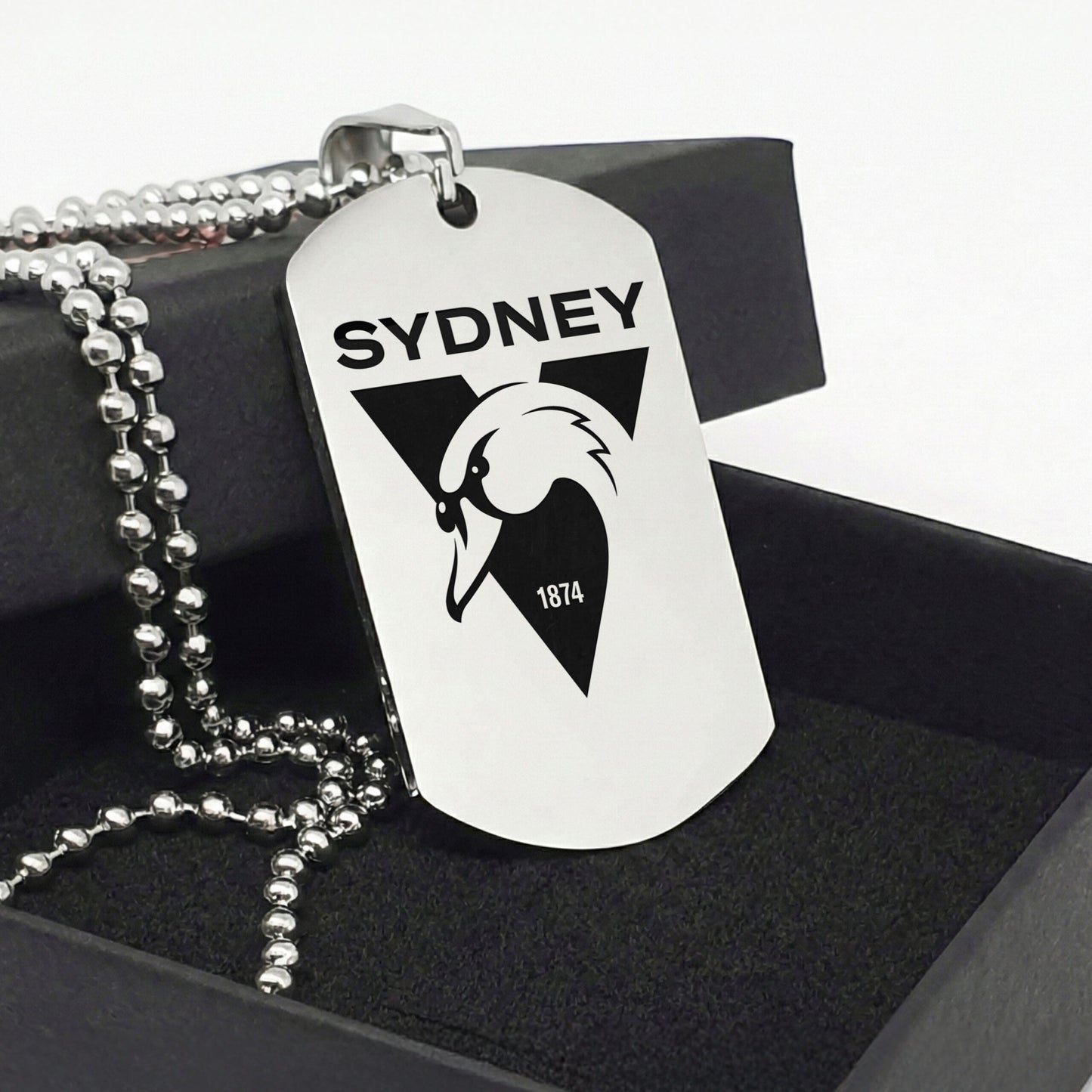 SS Personalized Custom Necklace Dog Tag