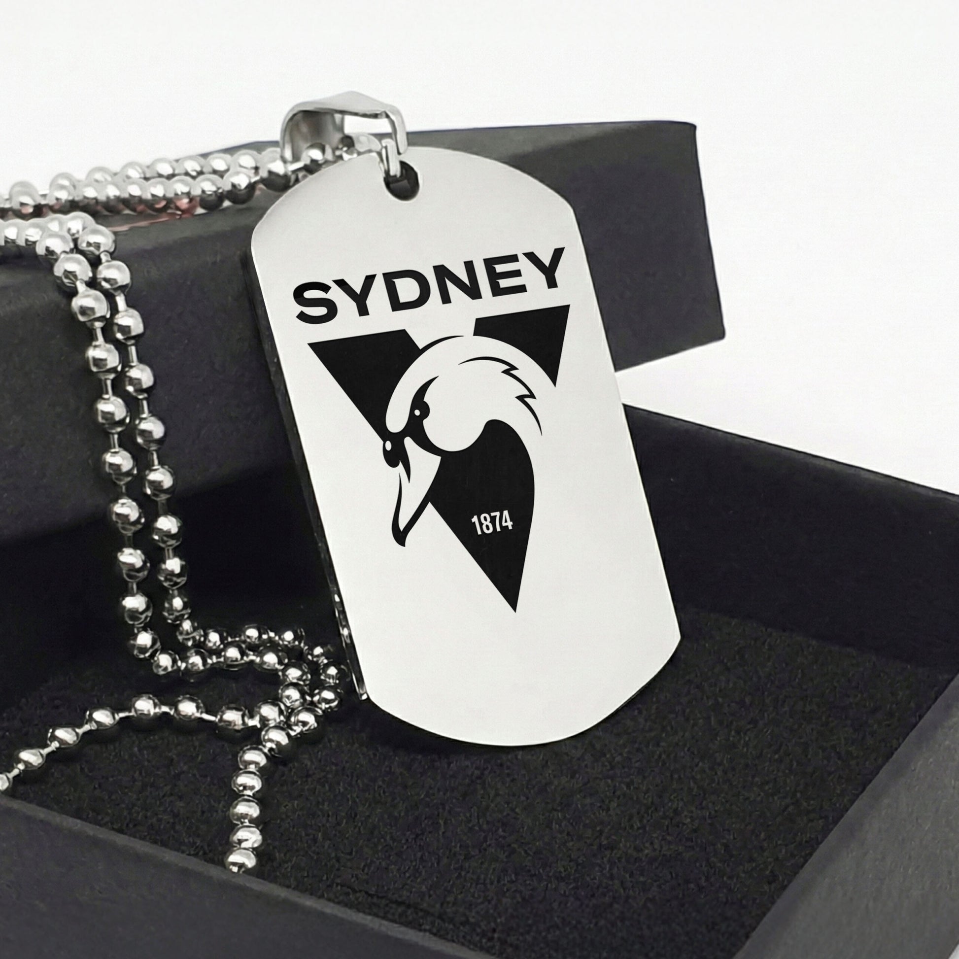 SS Personalized Custom Necklace Dog Tag