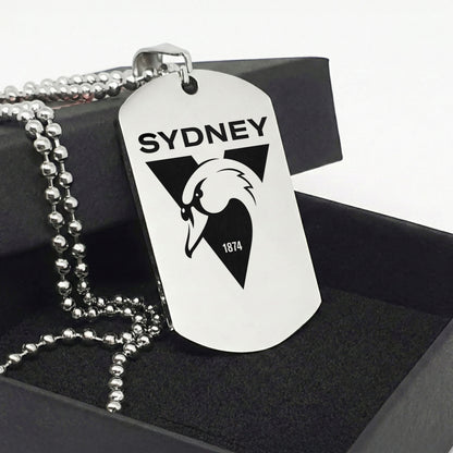 SS Personalized Custom Necklace Dog Tag
