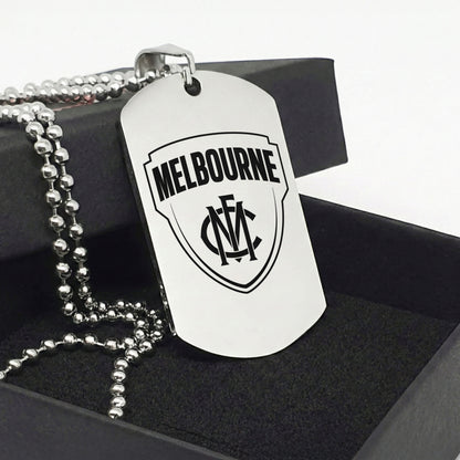 MD Personalized Custom Necklace Dog Tag