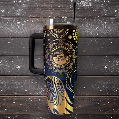 PAR Personalized Custom 40oz 30oz Stainless Steel Tumbler With Handle 3