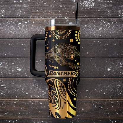 PEN Personalized Custom 40oz 30oz Stainless Steel Tumbler With Handle 3