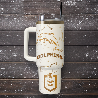 DOL Personalized Custom 40oz 30oz Stainless Steel Tumbler With Handle 4