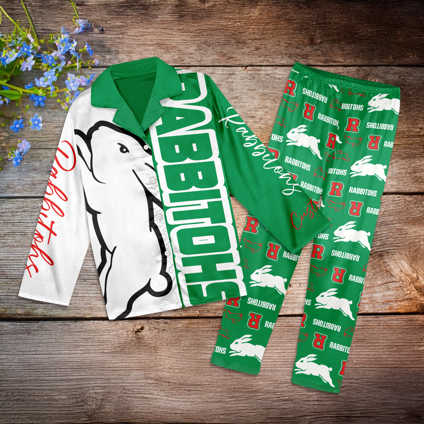 SOU Personalized Custom Long Pajamas Set