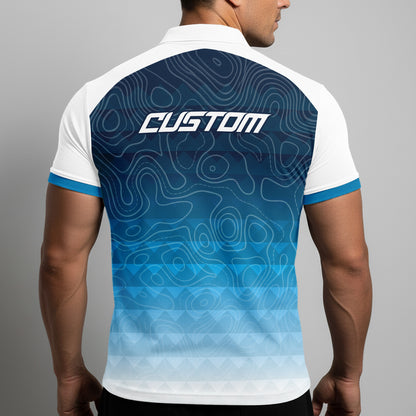 GLD Personalized Custom Zip Polo Shirt