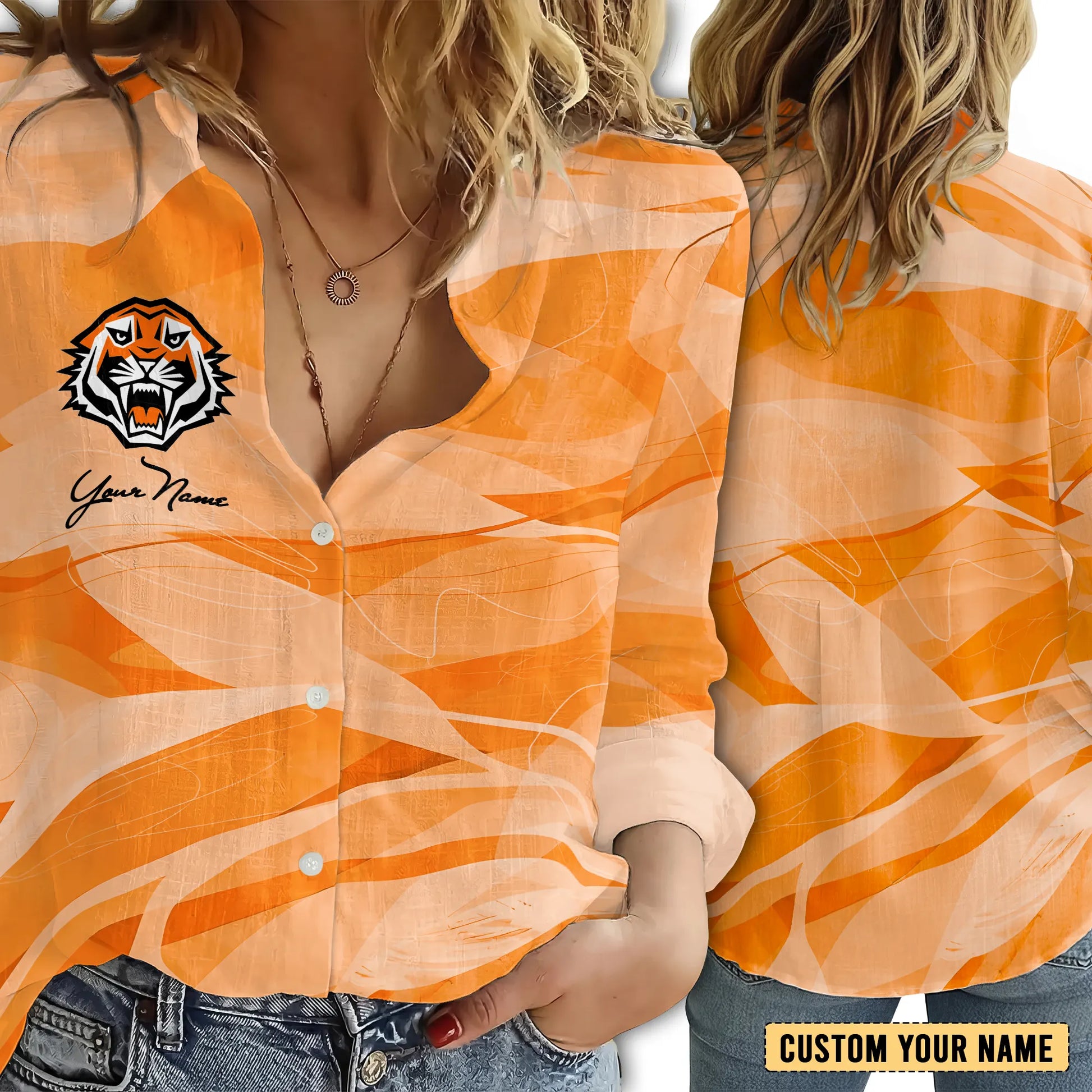 WST Personalized Custom Women's Casual Shirt 6