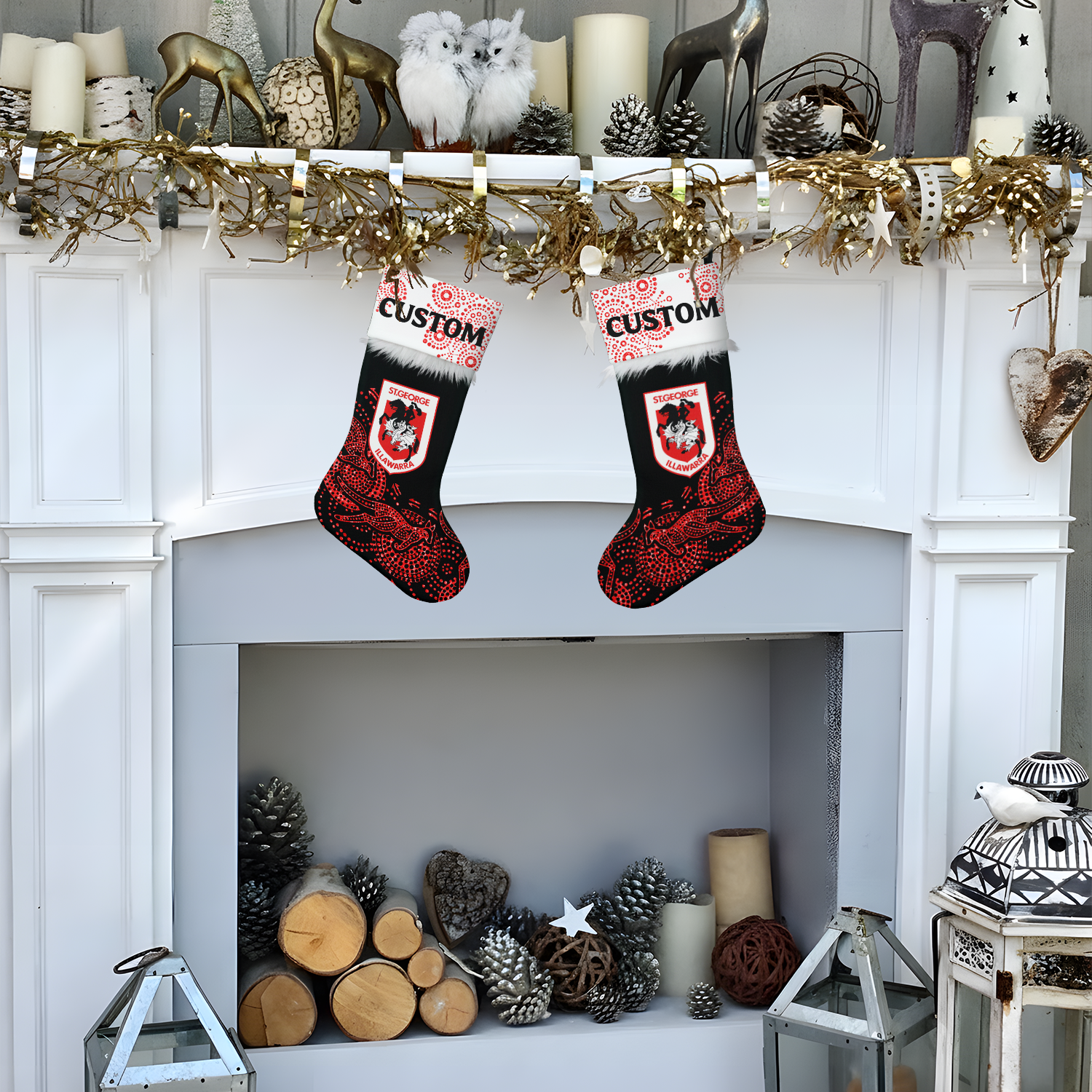 STG Personalized Custom Christmas Stockings