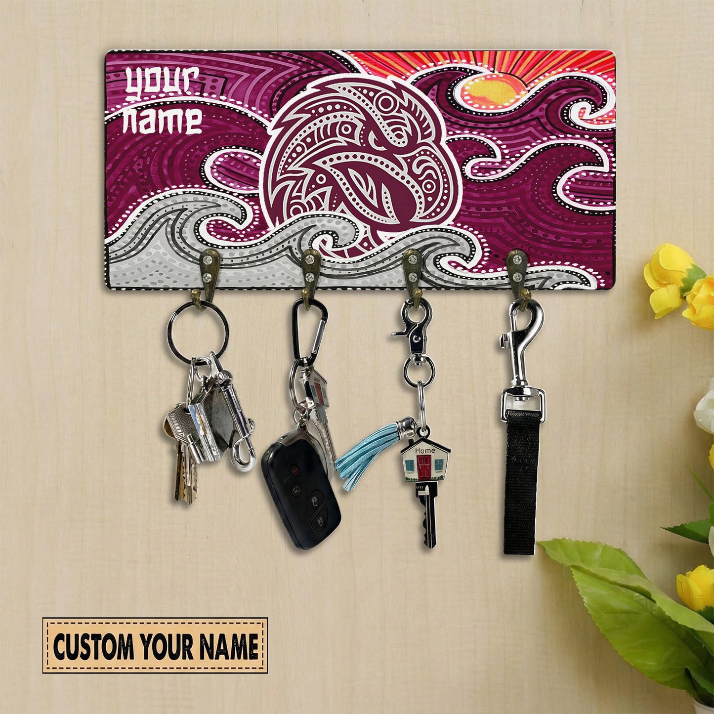 MAN Personalized Custom Key Holder 5