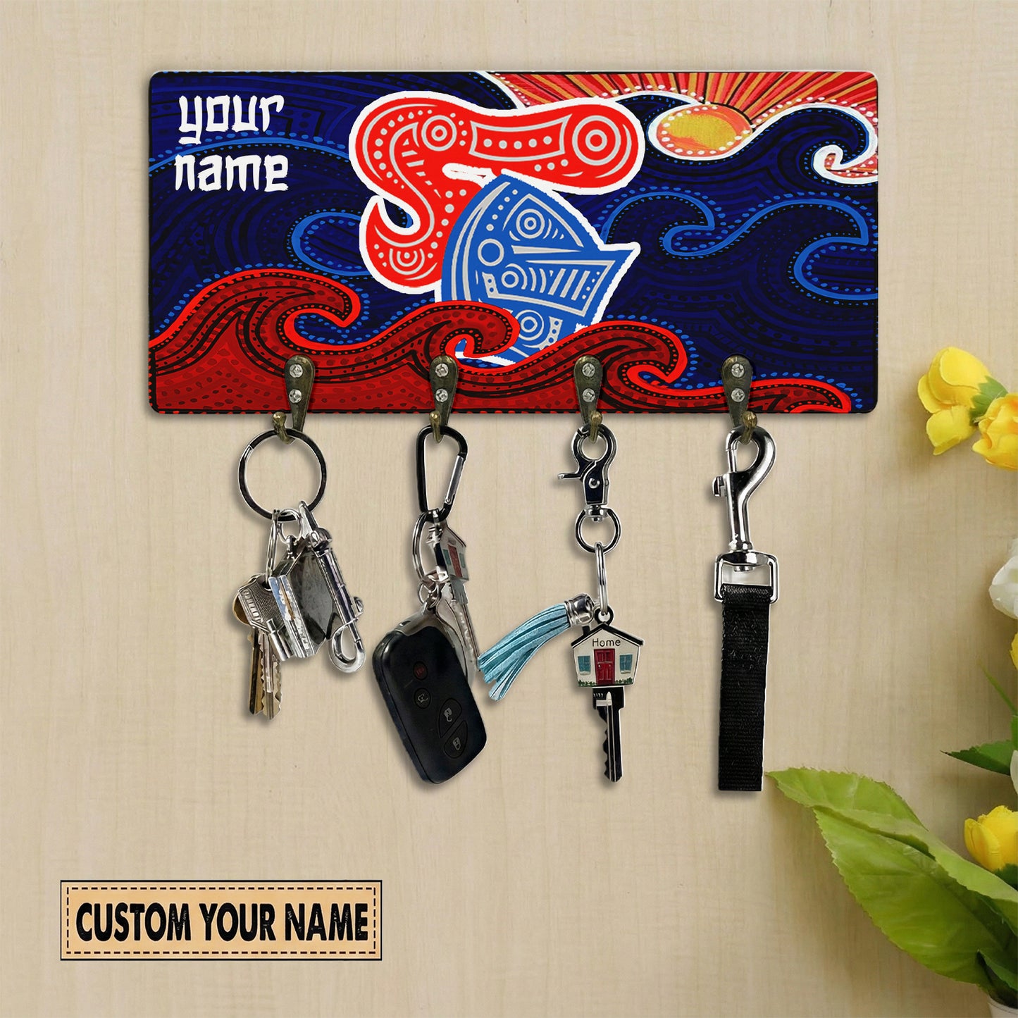 NEW Personalized Custom Key Holder 5
